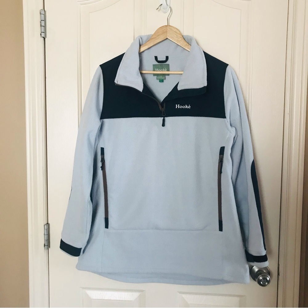 Hook’e Women’s Tech Fleece 1/4 Zip (Past Season) Blue Size Large